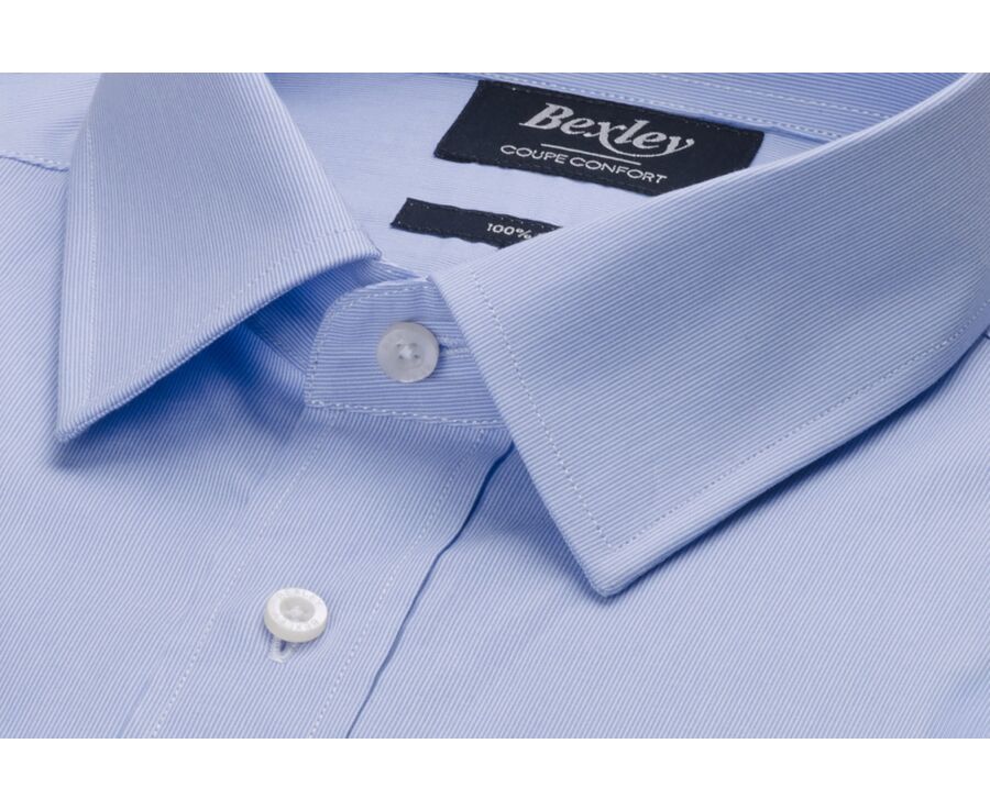 Light Blue Striped Shirt - CLAUDIARD