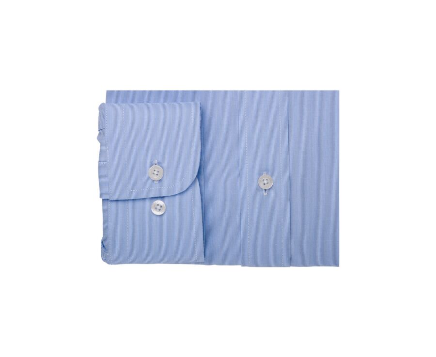 Light Blue Striped Shirt - CLAUDIARD