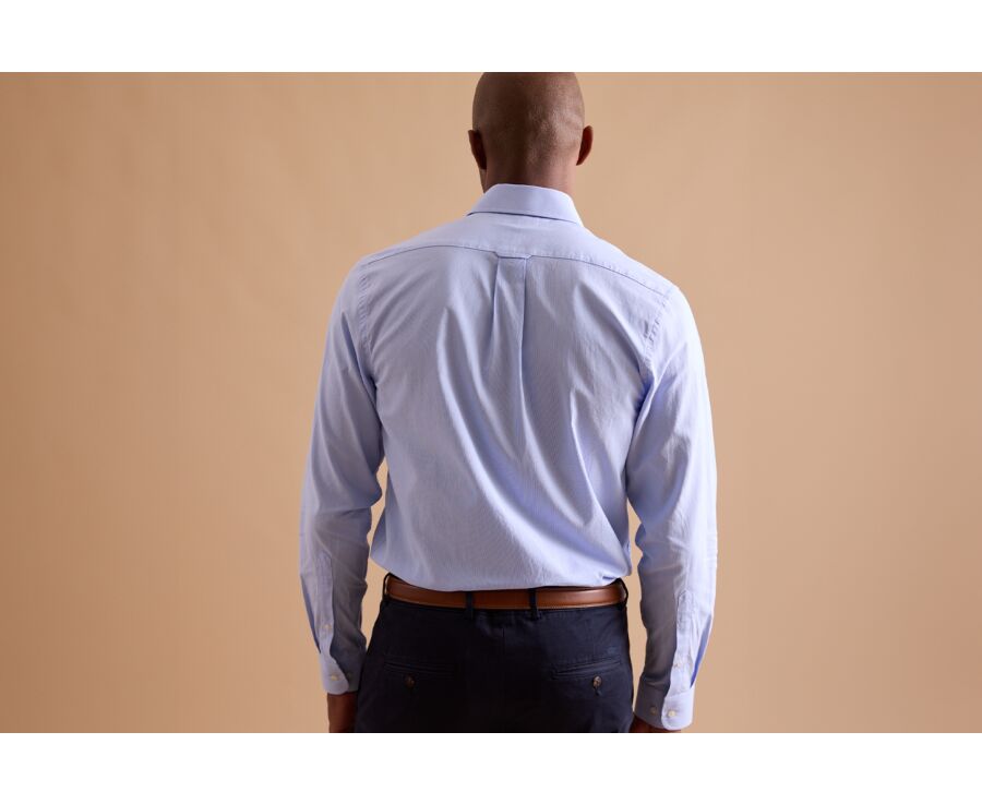 Light Blue Striped Shirt - CLAUDIARD
