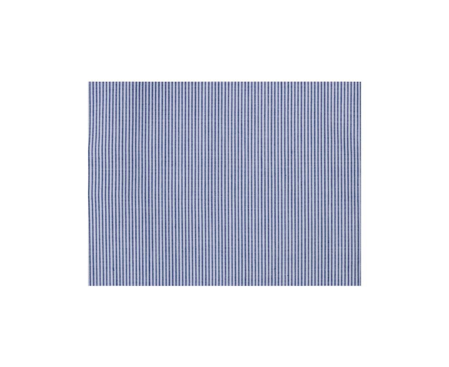 Blue shirt with white stripes - FULVIO