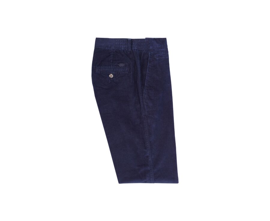 Navy Men's corduroy chinos - KHYLER