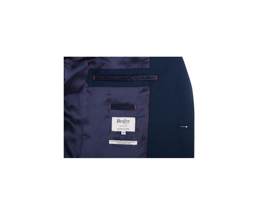 Men's blazer Wool Navy - LANDELIN