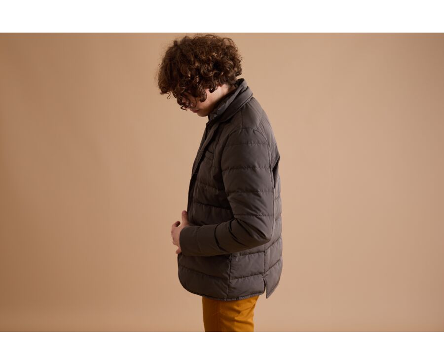 Chocolate Quilted Jacket - OLSON III