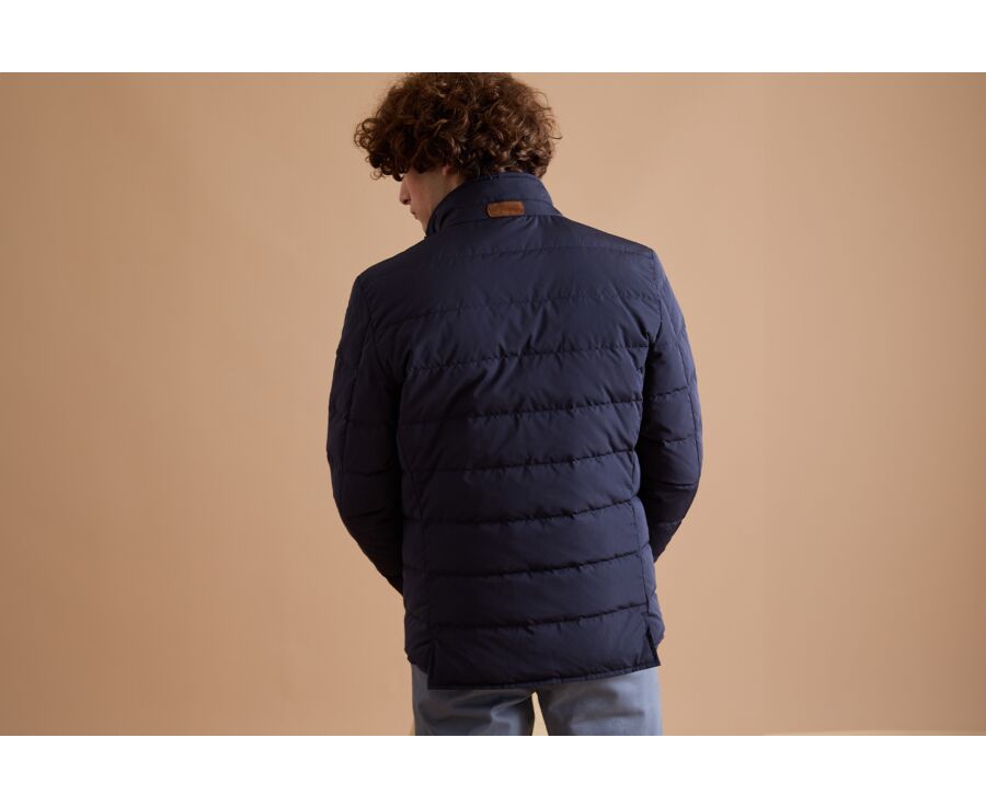 Dark Navy Quilted Jacket - OLSON III
