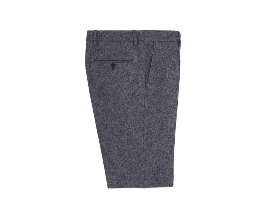 Grey Blue Men's Dress Trousers - LAURIAN