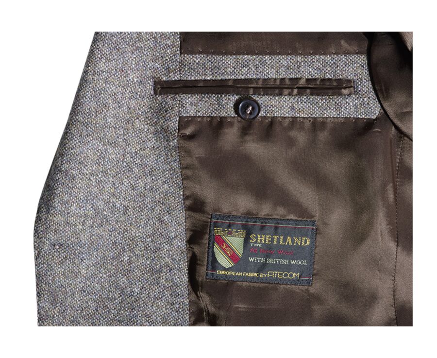 Men's Light Khaki Suit Blazer - LAURIAN