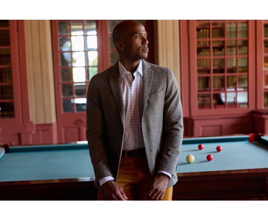 Men's Light Khaki Suit Blazer - LAURIAN