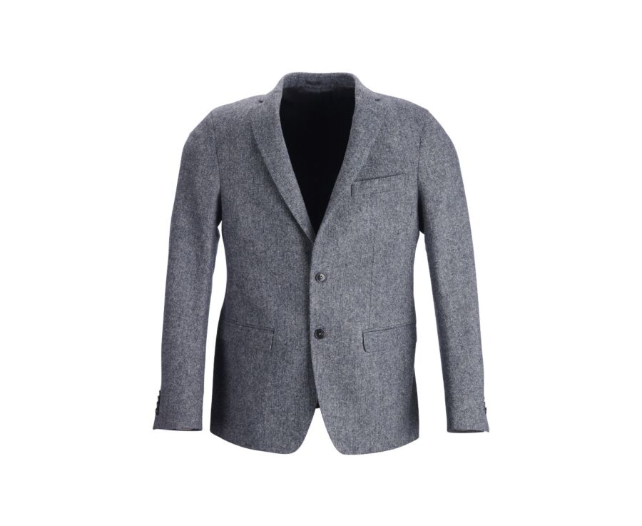 Men's Grey Blue Suit Blazer - LAURIAN