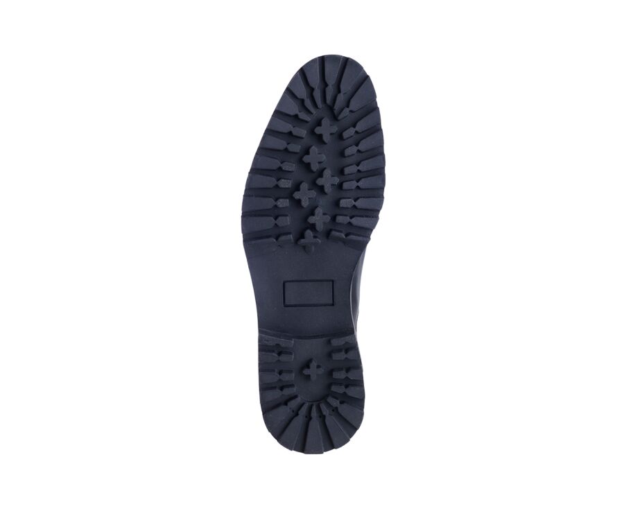 Men's Chocolate Black Boots - WALTERSTON GOMME