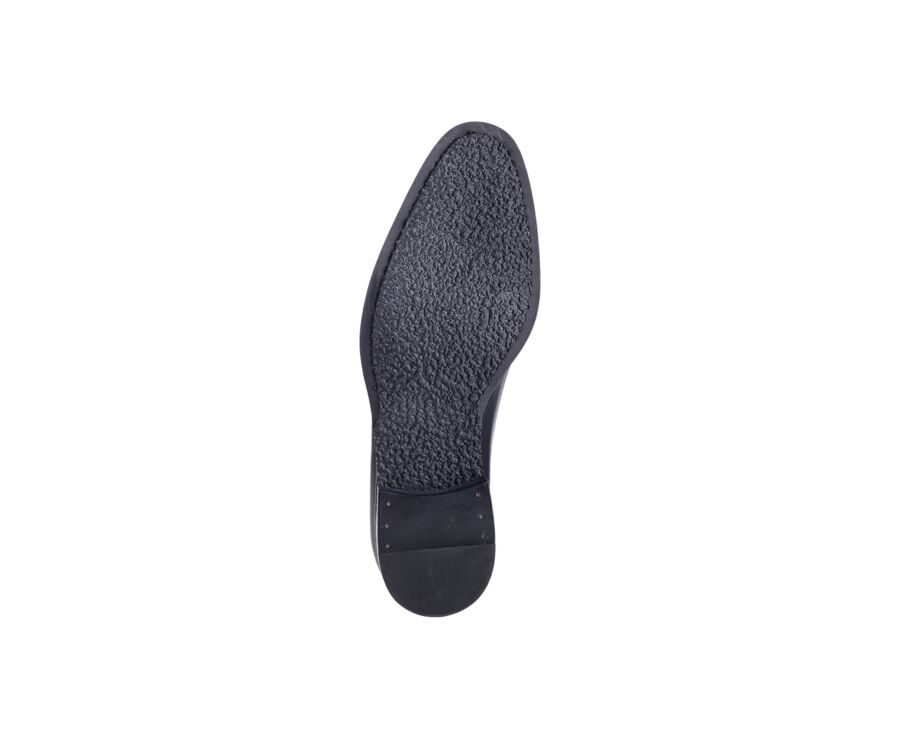 Men's Black oxford shoes - STANFORD GOMME