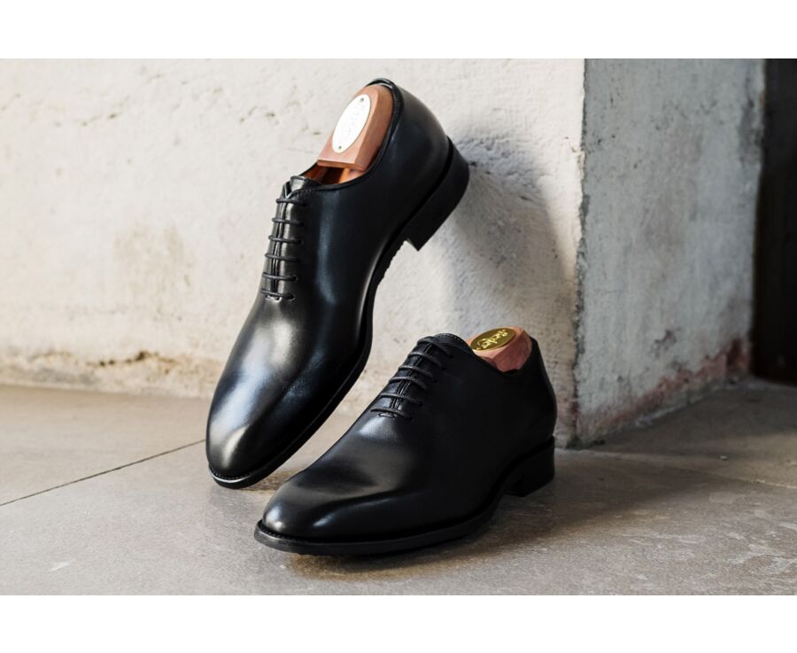 Men's Black oxford shoes - STANFORD GOMME