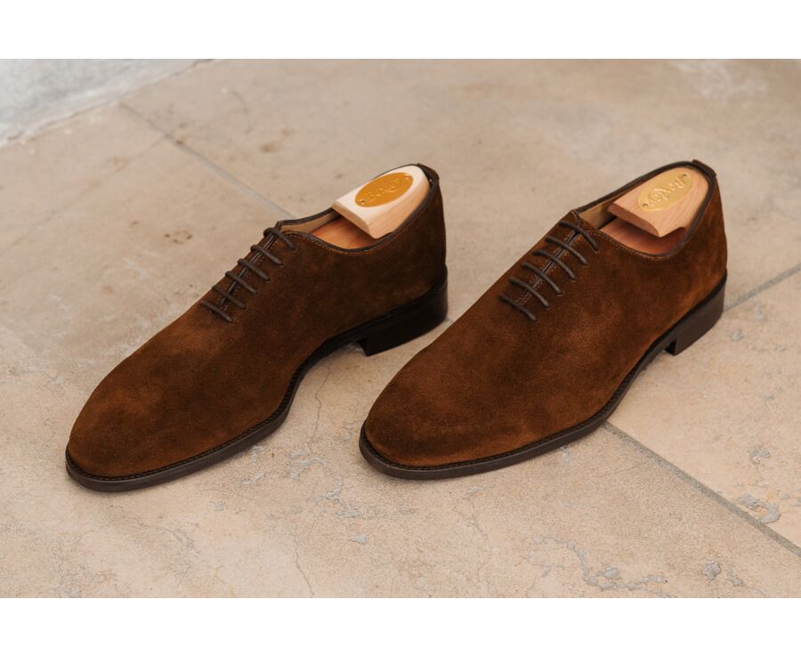 Men's oxford shoes - Havana Suede - STANFORD GOMME
