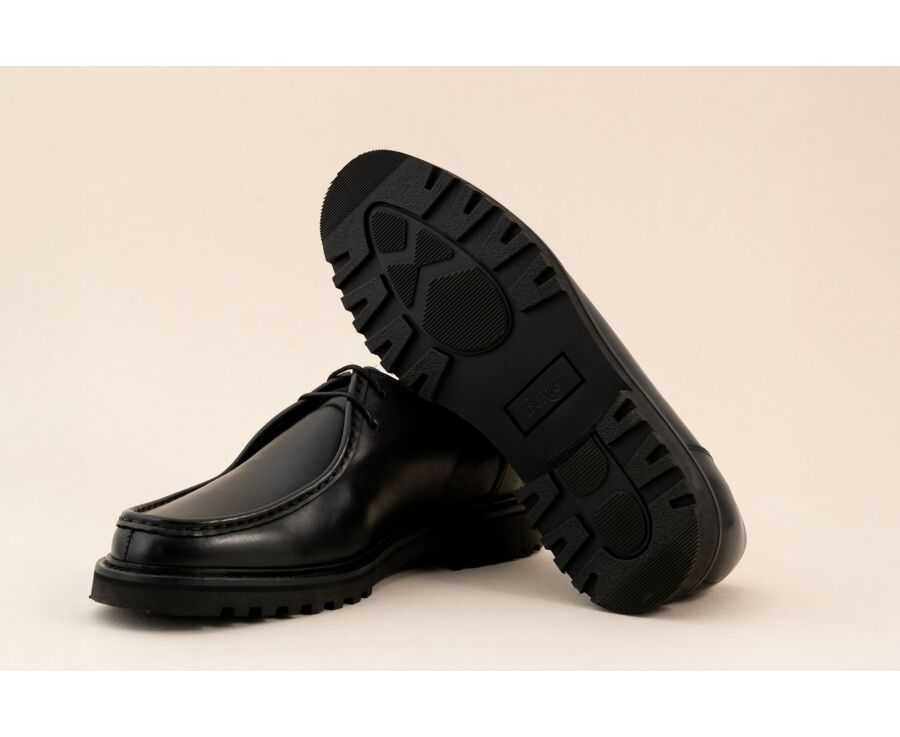 Men's Derbies Black - Rubber outsole - COLNEY II GOMME