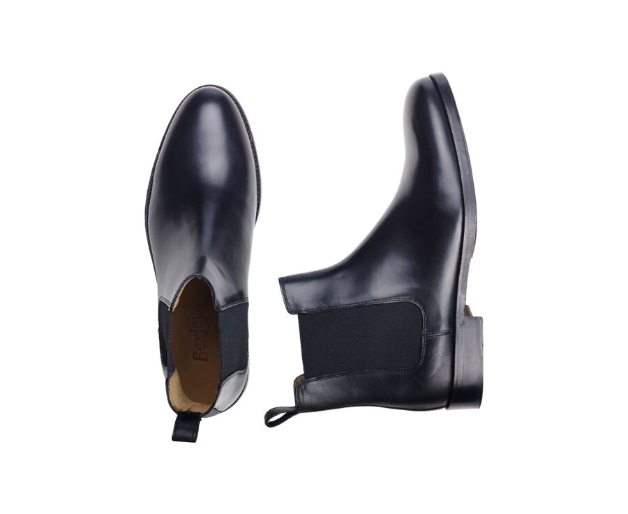Men's Black Chelsea Boots - DOVON PATIN