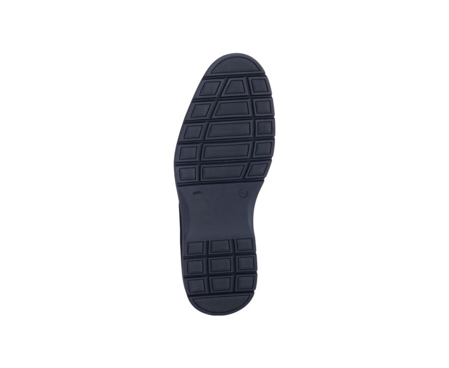 Navy Suede men's casual chukka  - NORA