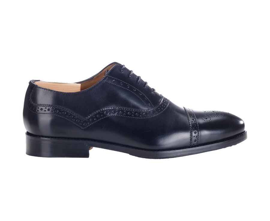 Patina Black Oxford shoes - Rubber pad - GRACKOTT