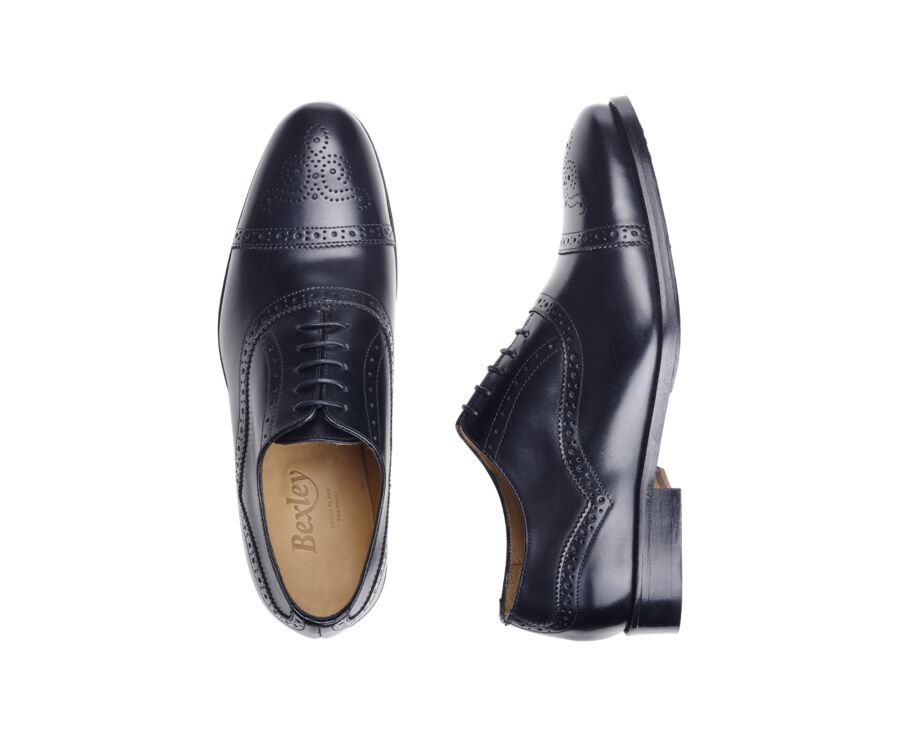 Patina Black Oxford shoes - Rubber pad - GRACKOTT