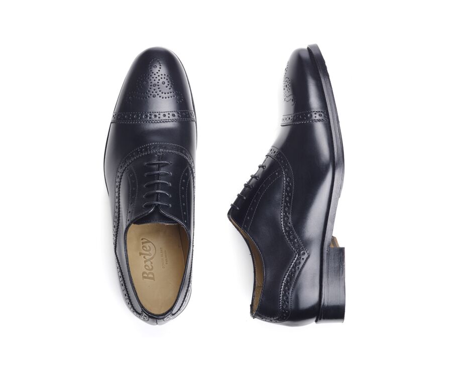 Black Oxford shoes - Rubber pad - GRACKOTT