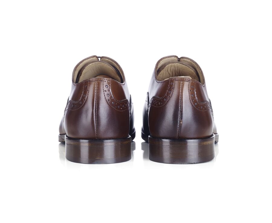 Patina Cognac Oxford shoes - Rubber pad - GRACKOTT
