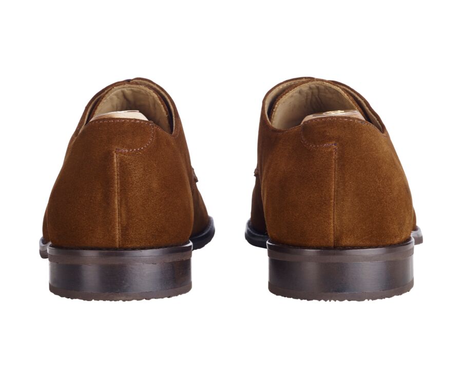 Havana Suede Derby Shoes - Rubber outsole - DOVER II GOMME