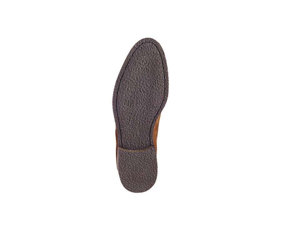 Havana Suede Derby Shoes - Rubber outsole - DOVER II GOMME