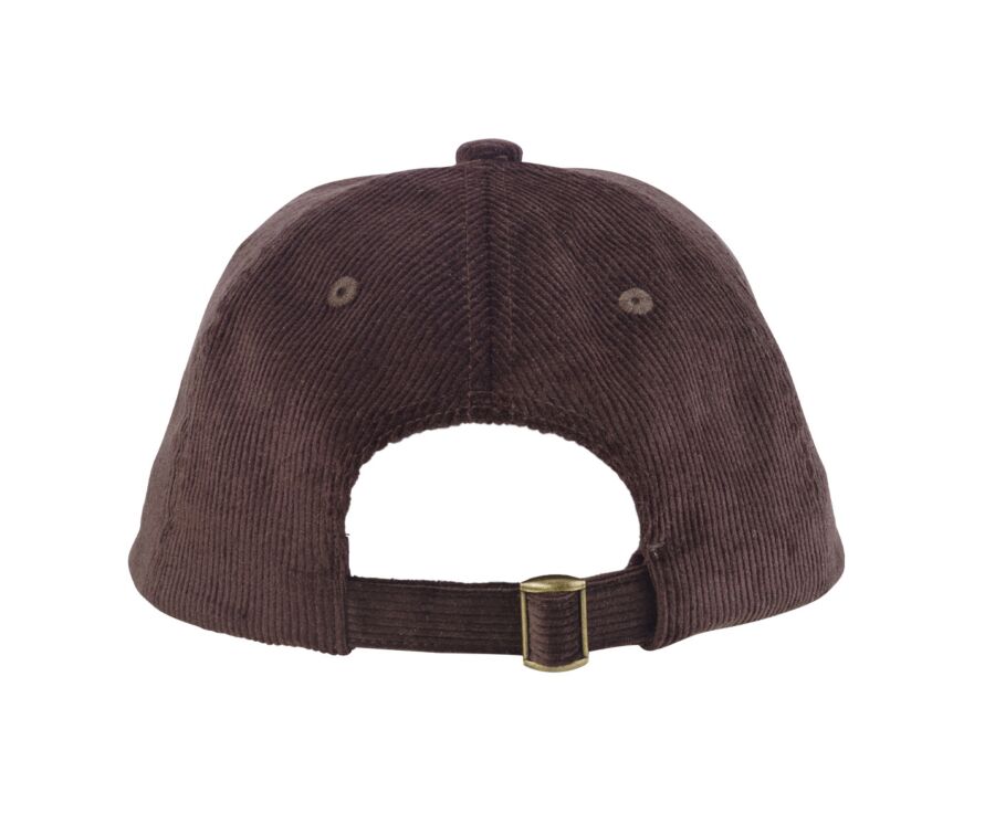 Men's Bitter Chocolate Suede baseball cap - BRADWELL II