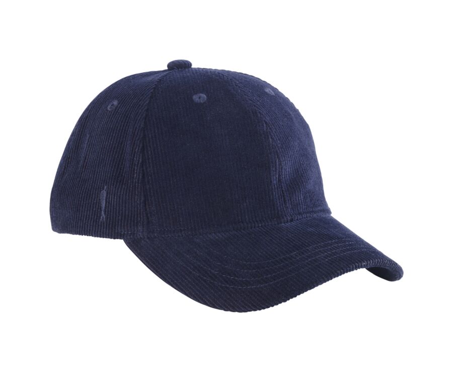 Men's Navy Suede baseball cap - BRADWELL II
