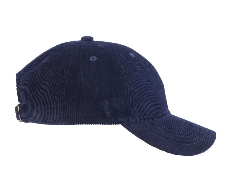 Men's Navy Suede baseball cap - BRADWELL II