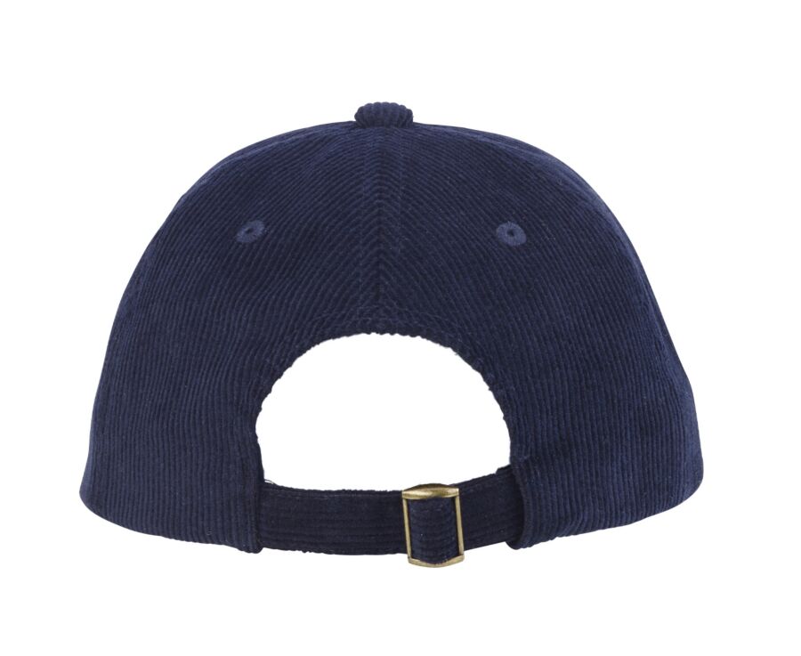 Men's Navy Suede baseball cap - BRADWELL II