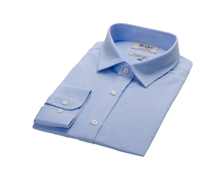 Sky Blue Cotton Linen Shirt - THEONEL