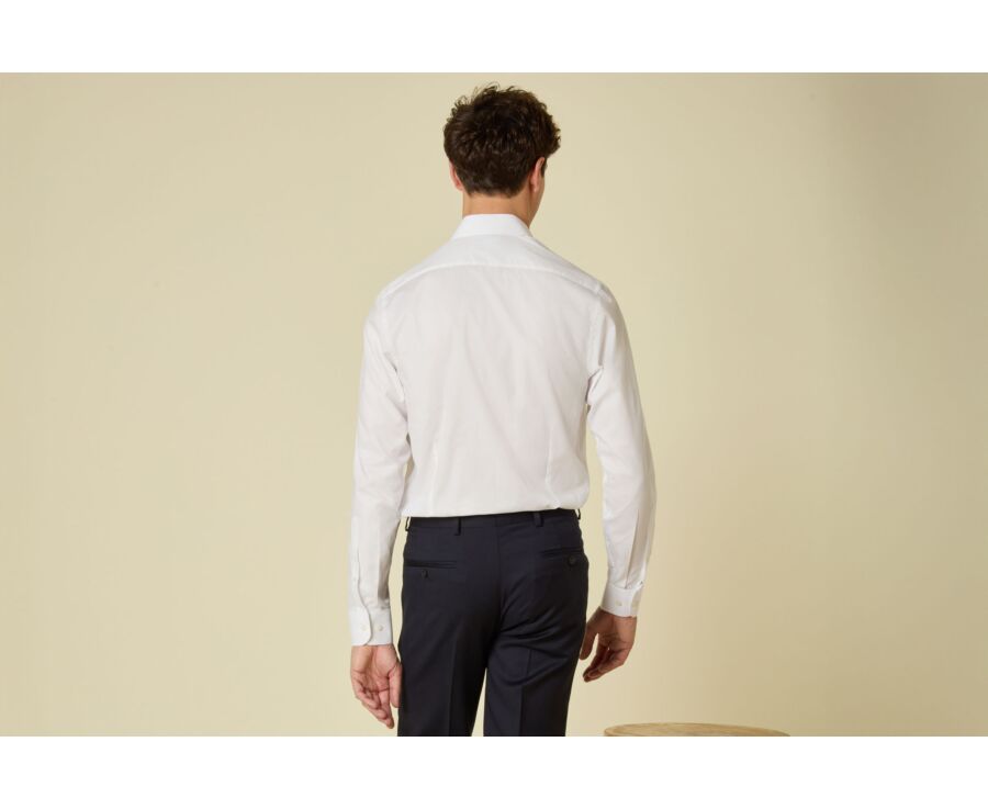White shirt - French collar - LUDIVIEN CLASSIC