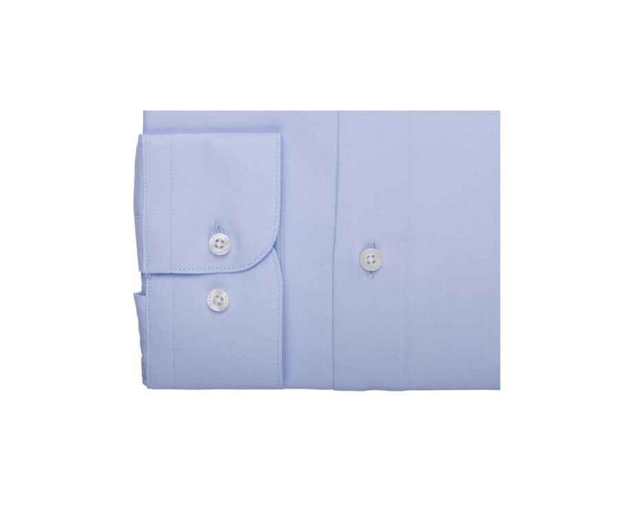 Light blue shirt - French collar - LUDIVIEN CLASSIC