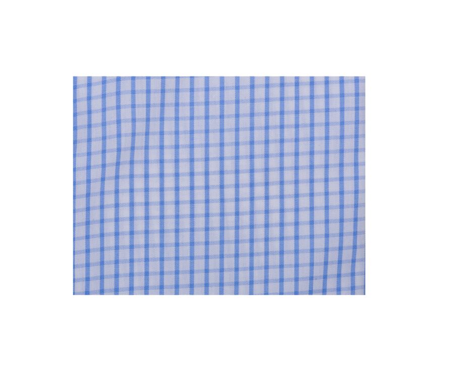 Light blue and white checkered shirt - GLENN