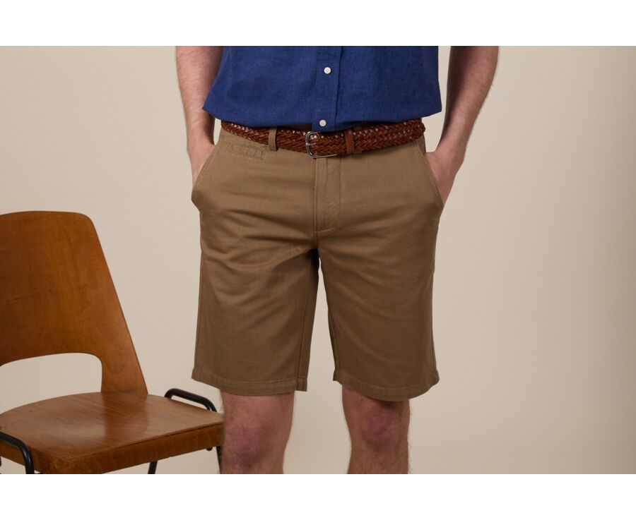 Men’s Bermuda Shorts Camel - BRASEY