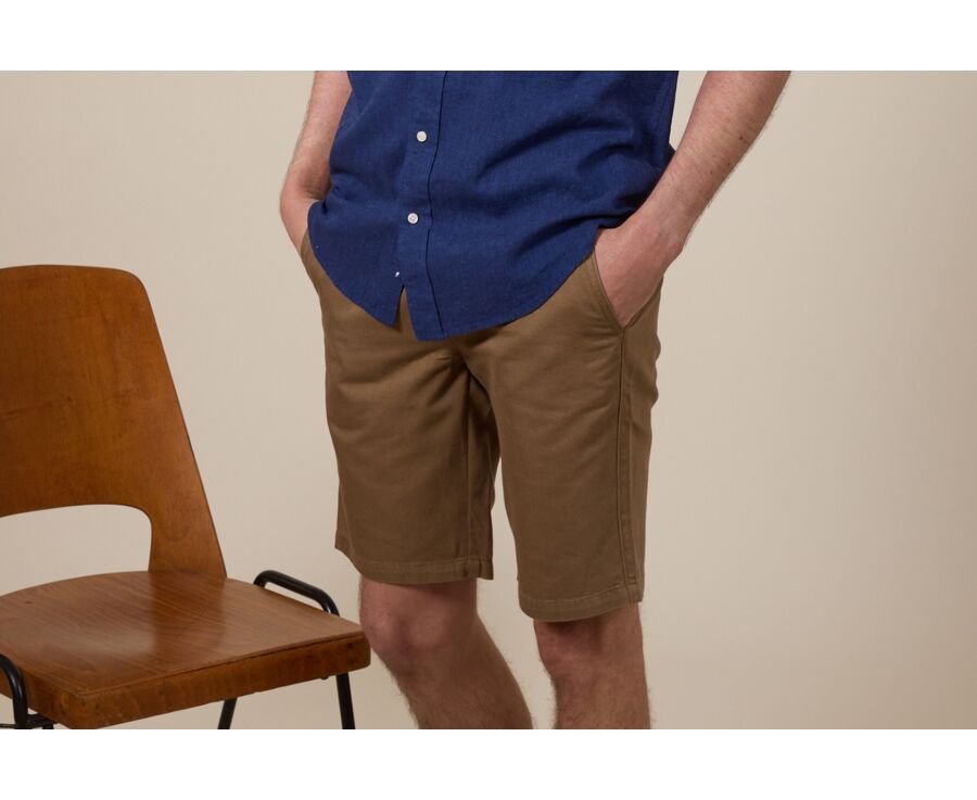 Men’s Bermuda Shorts Camel - BRASEY