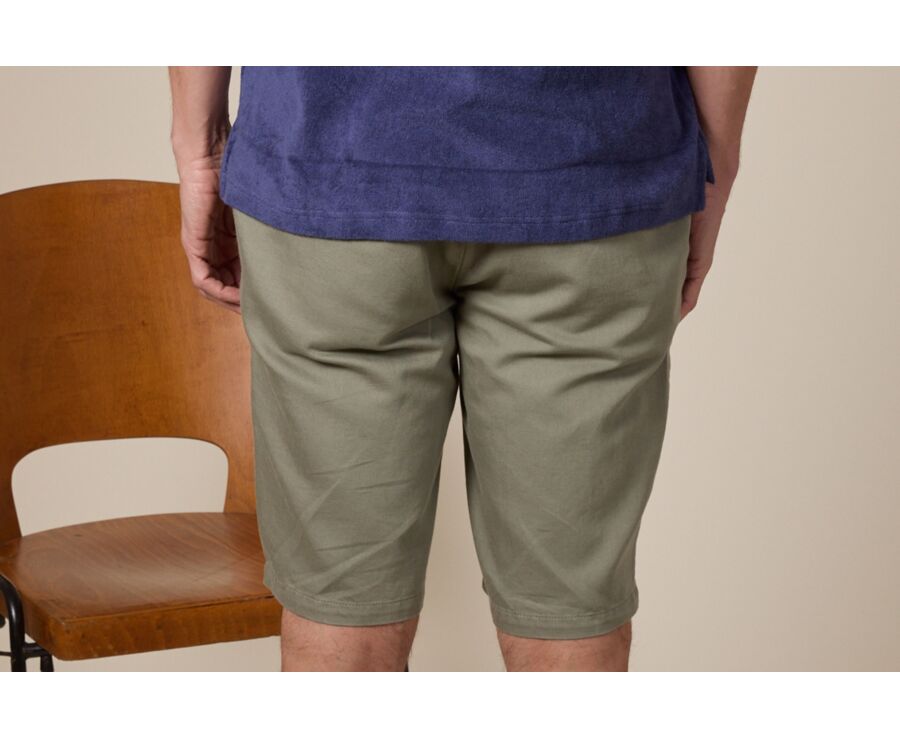 Men’s Bermuda Shorts Almond Green - BRASEY