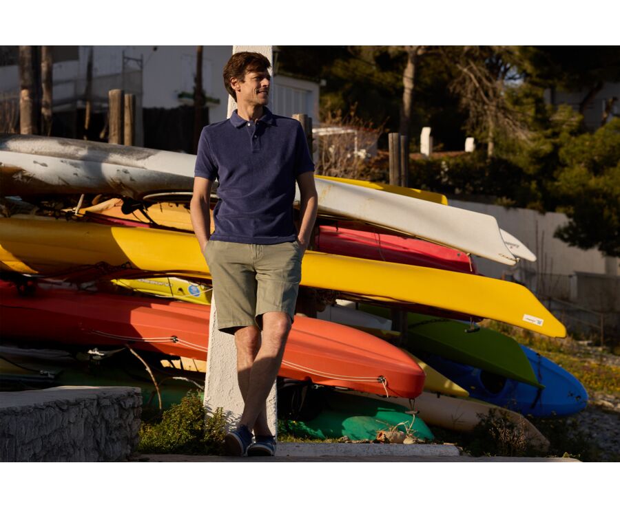 Men’s Bermuda Shorts Almond Green - BRASEY