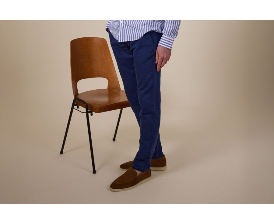 Men's chino trousers Indigo - KASEY