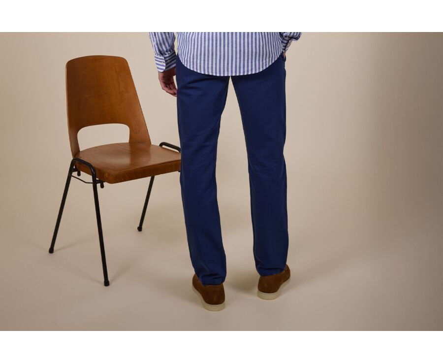 Men's chino trousers Indigo - KASEY