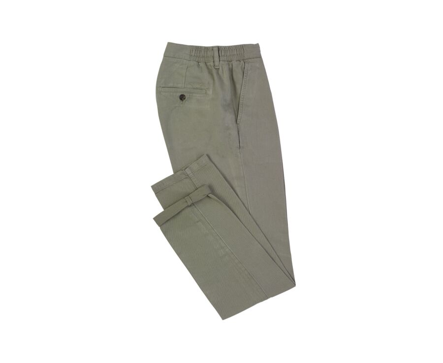 Men's chino trousers Linden Green - KASEY