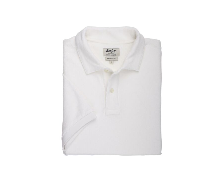 Men’s Polo Shirt Ecru - Washed Finish - ANDRIAN II