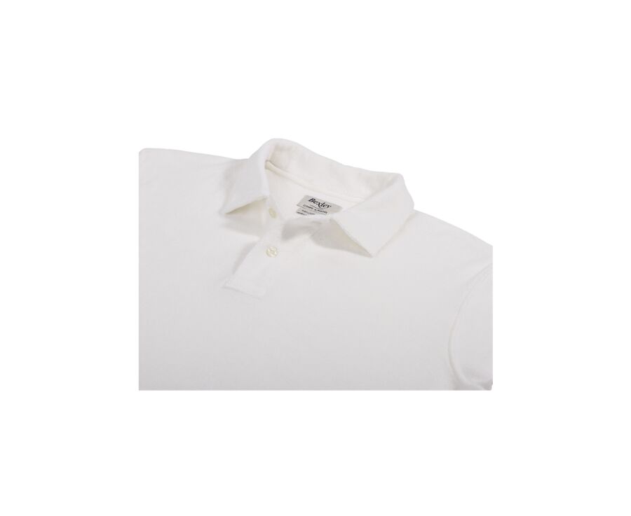 Men’s Polo Shirt Ecru - Washed Finish - ANDRIAN II