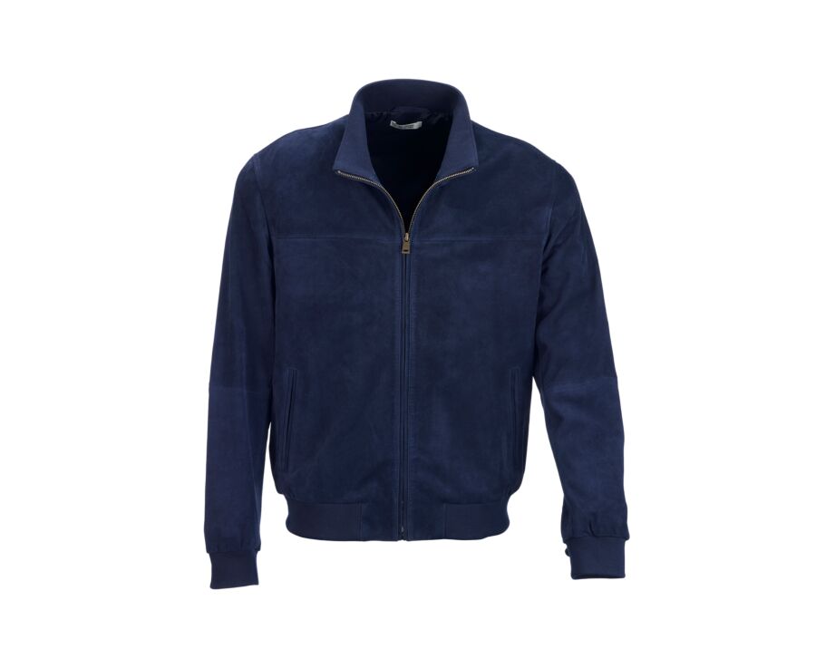 Navy suede jacket  - SEAVER