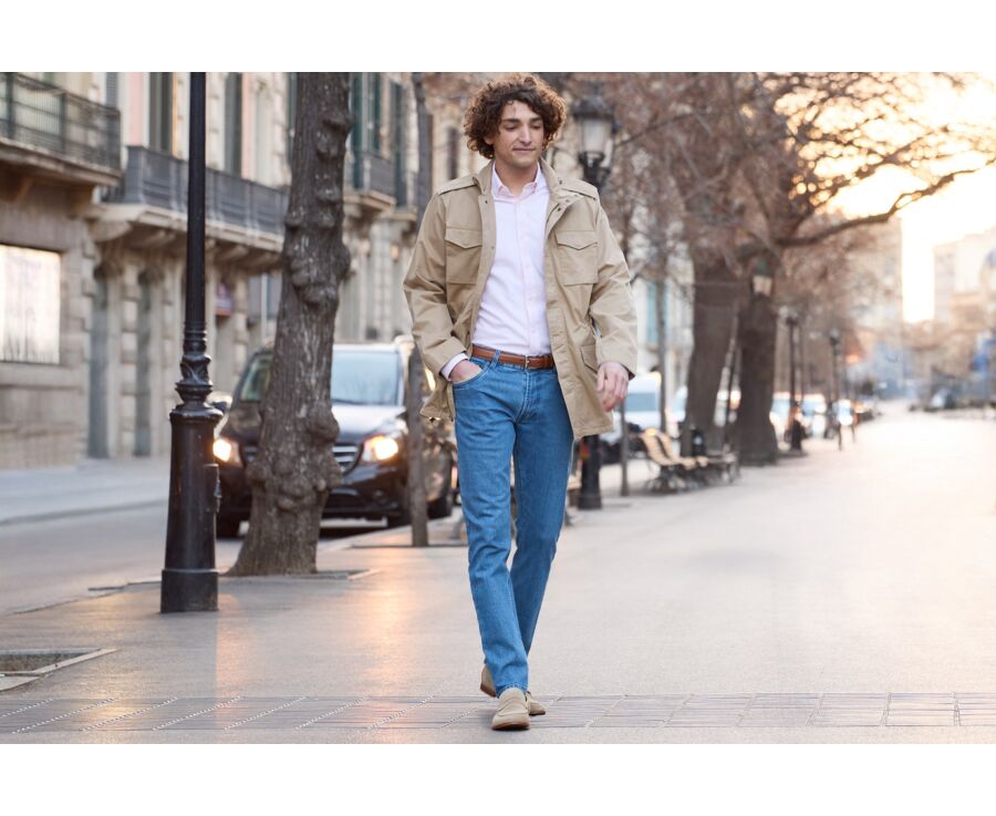 Combat Jacket Beige - Adjusted Fit - RUFINIEN