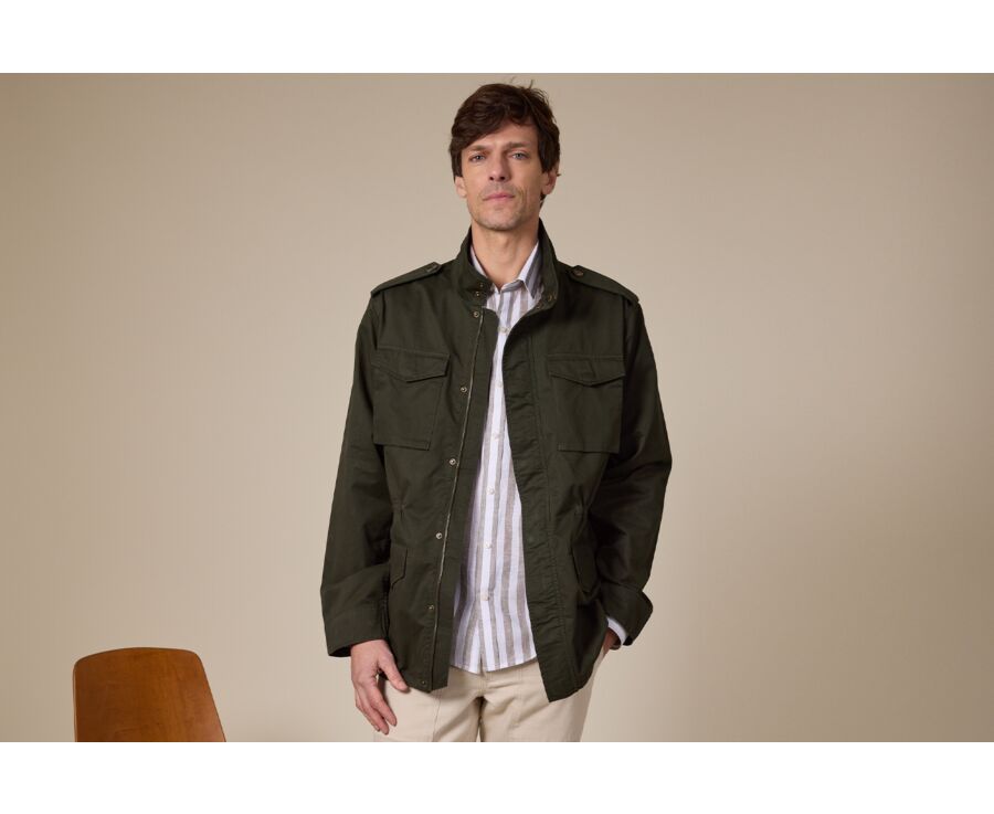 Combat Jacket Dark Green - Adjusted Fit - RUFINIEN
