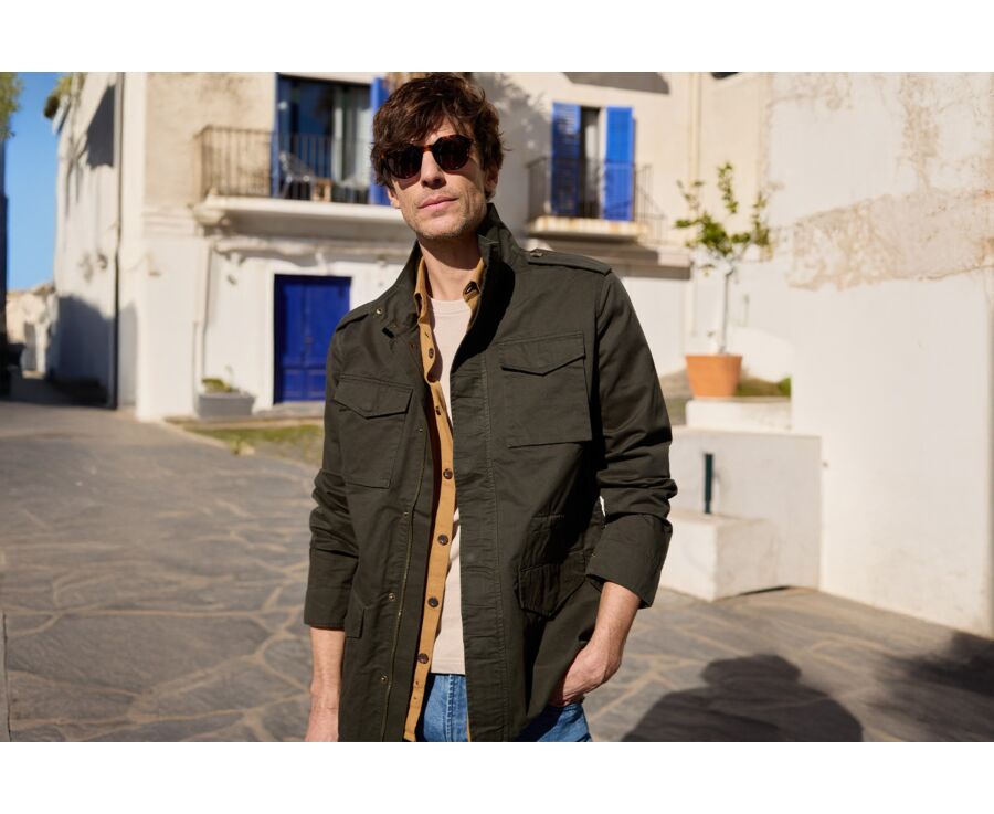 Combat Jacket Dark Green - Adjusted Fit - RUFINIEN