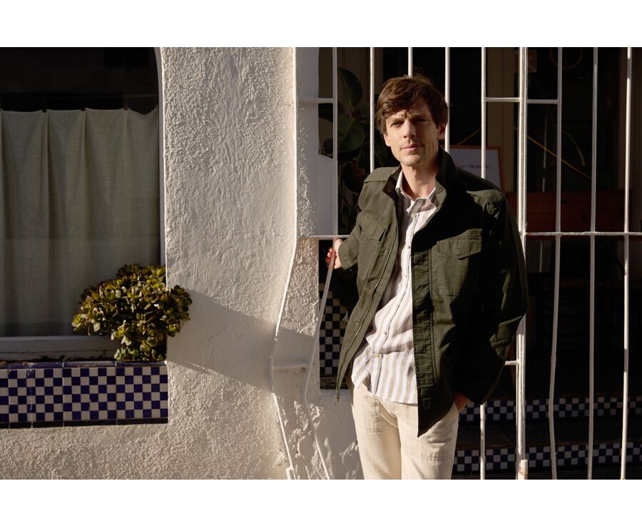 Combat Jacket Dark Green - Adjusted Fit - RUFINIEN