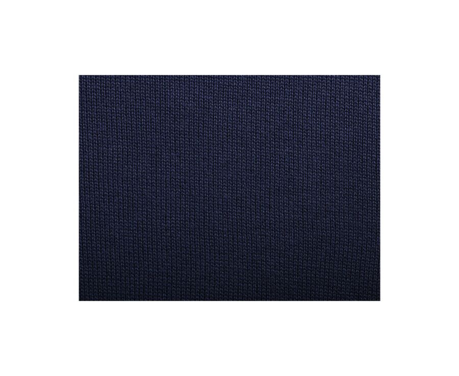 Men’s Dress Knit Pullover Prussian Blue - Polo Collar - BRAIDEN ML
