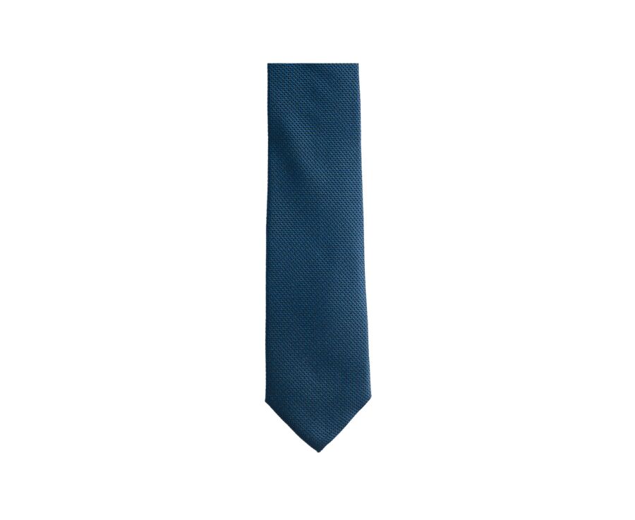 Silk Tie Micro Pattern Blue Green