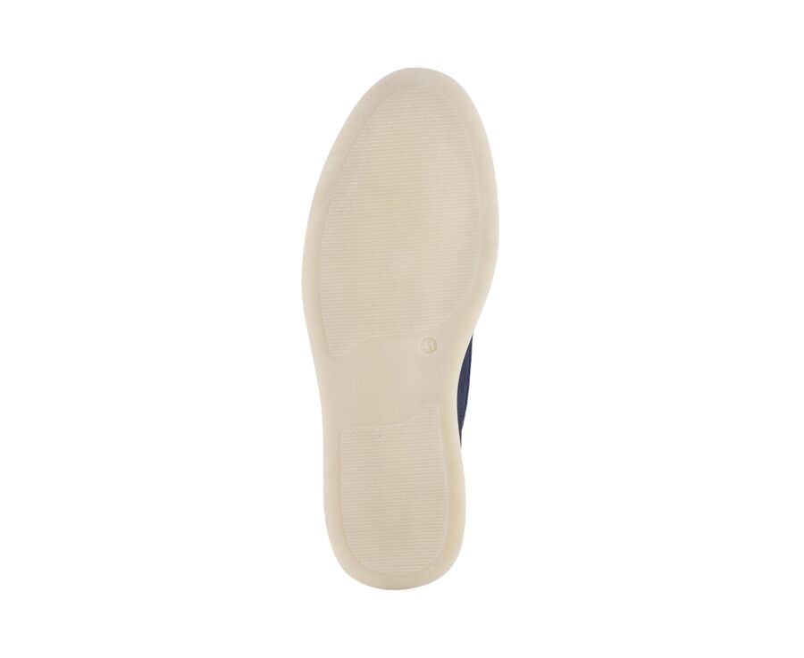 Navy Nubuck Men's loafers - BOKEELA